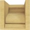 Ekena Millwork 7"W x 7"D x 7"H Wide Scroll Rough Cedar Woodgrain TimberThane Corbel, Primed Tan CORUR07X07X07SCRRCPR - alternate 6
